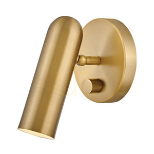 Hinkley Dax LED Wall Light with Switch - Heritage Brass Elstead small 0