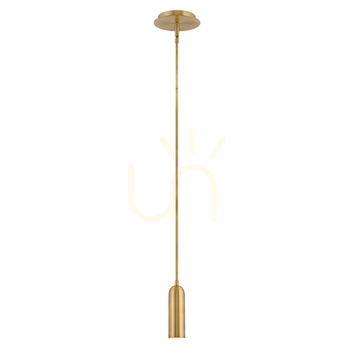 Check Dax small LED pendant lamp - Old brass Elstead