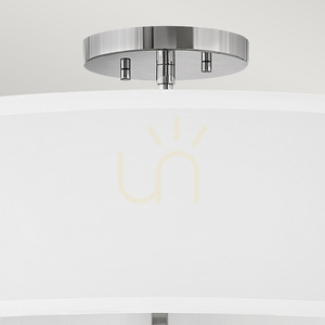 Graham Duo-Mount Pendant / Semi-Flush - 4 Light E14 - Polished Nickel Elstead small 2
