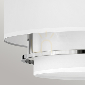 Graham Duo-Mount Pendant / Semi-Flush - 4 Light E14 - Polished Nickel Elstead small 3
