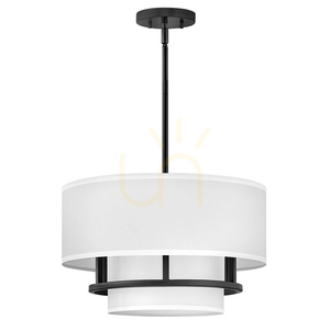 Graham pendant lamp - 3 light sources - Black Elstead 1 Graham pendant lamp - 3 light sources - Black Elstead small 1