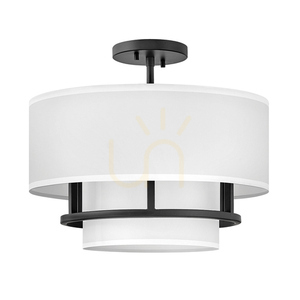 Graham pendant lamp - 3 light sources - Black Elstead 0 Graham pendant lamp - 3 light sources - Black Elstead small 0