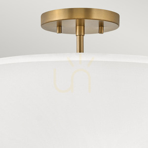 Graham pendant lamp - 3 light sources - Lacquered brass Elstead 2 Graham pendant lamp - 3 light sources - Lacquered brass Elstead small 2