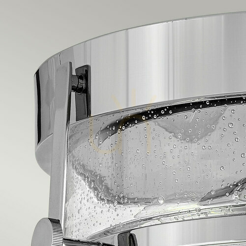 Check Harper Flush Ceiling Light - 3 light sources - Polished chrome Elstead