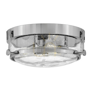 Harper Flush Ceiling Light - 3 light sources - Polished chrome Elstead small 0