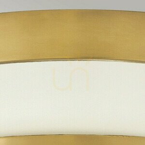 Harper plafond - 3 light sources - Old brass Elstead small 3