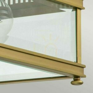 Holborn plafond - 2 light sources - Brushed brass Elstead small 4