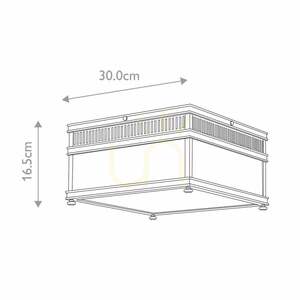Elstead Holborn Outdoor Flush Ceiling Light, 2×E27, Polished Chrome small 5