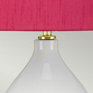 Isla table lamp - 1 light source - White / Aged brass Elstead 2 Isla table lamp - 1 light source - White / Aged brass Elstead small 2