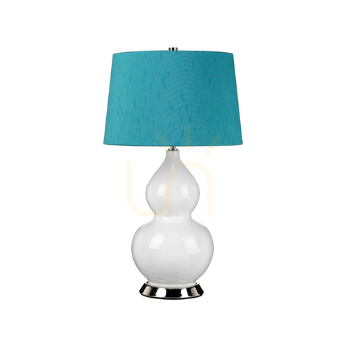 Check Isla table lamp - 1 light source - Polished nickel Elstead