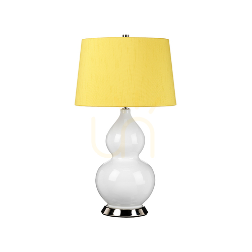 Check Isla table lamp - 1 light source - Polished nickel Elstead
