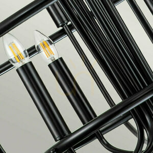 Capitol Hill chandelier - 12 light sources - Black Elstead 3 Capitol Hill chandelier - 12 light sources - Black Elstead small 3