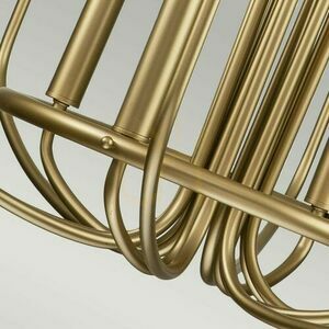 Capitol Hill chandelier - 12 light sources - Painted Natural Brass Elstead small 4