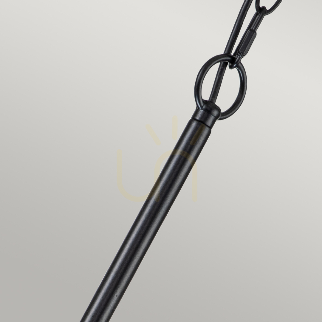 Preview Capitol Hill chandelier - 6 light sources - Black Elstead Capitol Hill chandelier - 6 light sources - Black Elstead