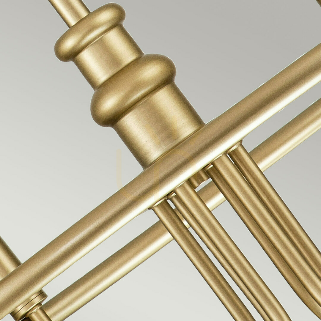 Display Capitol Hill chandelier - 6 light sources - Natural brass Elstead Capitol Hill chandelier - 6 light sources - Natural brass Elstead
