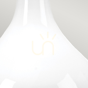 Milo table lamp - 1 light source - White / Aged brass Elstead 4 Milo table lamp - 1 light source - White / Aged brass Elstead small 4