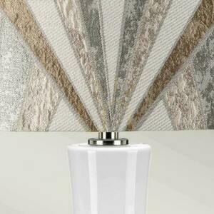 Milo table lamp - 1 light source - White / Polished Nickel Elstead 2 Milo table lamp - 1 light source - White / Polished Nickel Elstead small 2