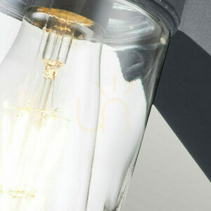 Portofino wall lantern - 1 light source - Grey Elstead small 3