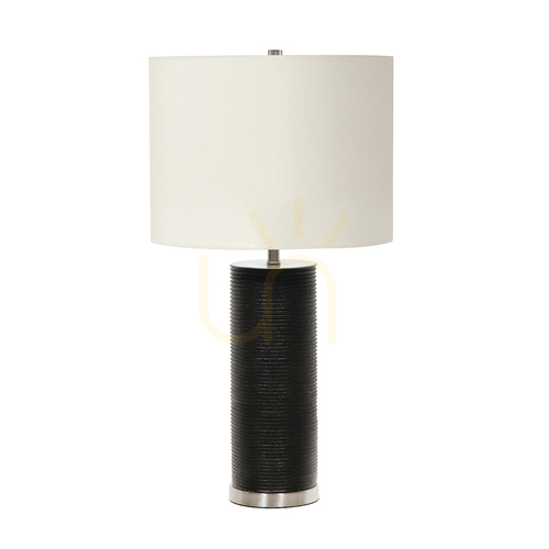 Check Ripple table lamp - 1 light source - Black Elstead