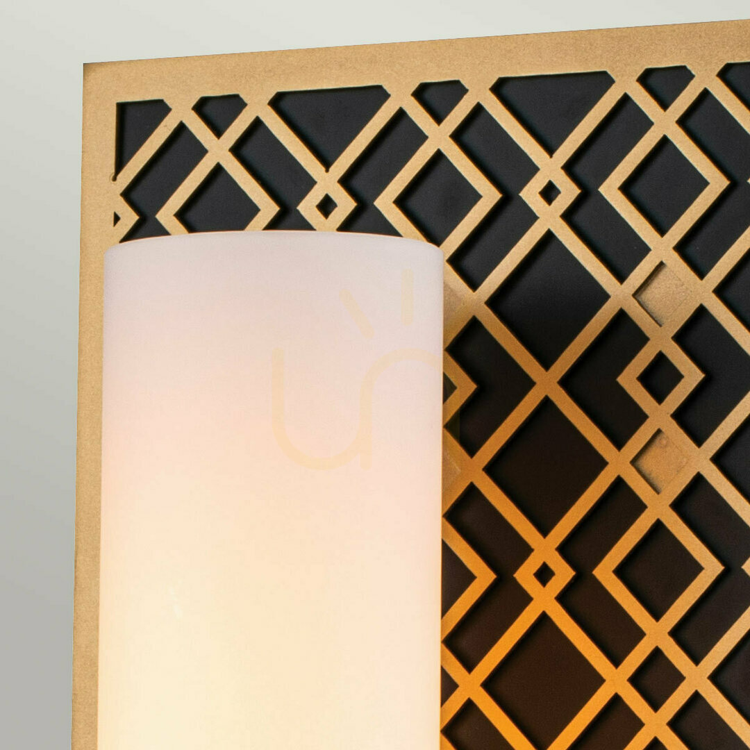 View Ziggy wall lamp - 1 light source - Lacquered gold Elstead Ziggy wall lamp - 1 light source - Lacquered gold Elstead