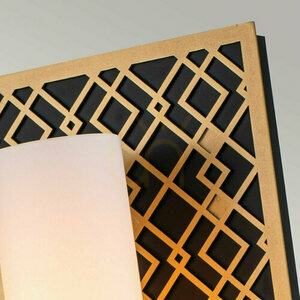 Ziggy wall lamp - 1 light source - Lacquered gold Elstead 4 Ziggy wall lamp - 1 light source - Lacquered gold Elstead small 4