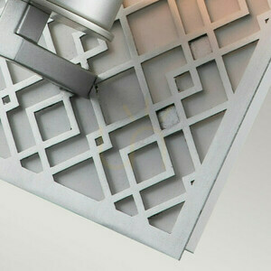 Ziggy wall lamp - 1 light source - Lacquered silver Elstead 2 Ziggy wall lamp - 1 light source - Lacquered silver Elstead small 2