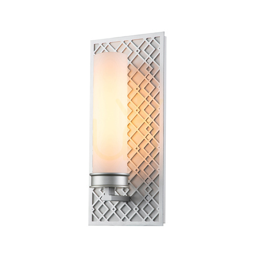 Check Ziggy wall lamp - 1 light source - Lacquered silver Elstead