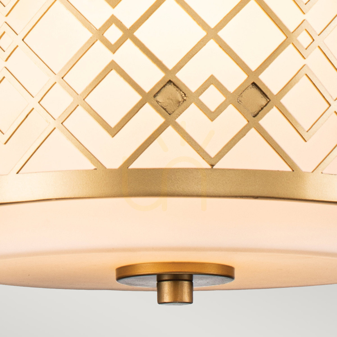 Display Ziggy small pendant lamp - 1 light source - Lacquered gold Elstead Ziggy small pendant lamp - 1 light source - Lacquered gold Elstead
