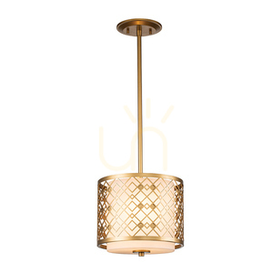Ziggy small pendant lamp - 1 light source - Lacquered gold Elstead 0 Ziggy small pendant lamp - 1 light source - Lacquered gold Elstead small 0