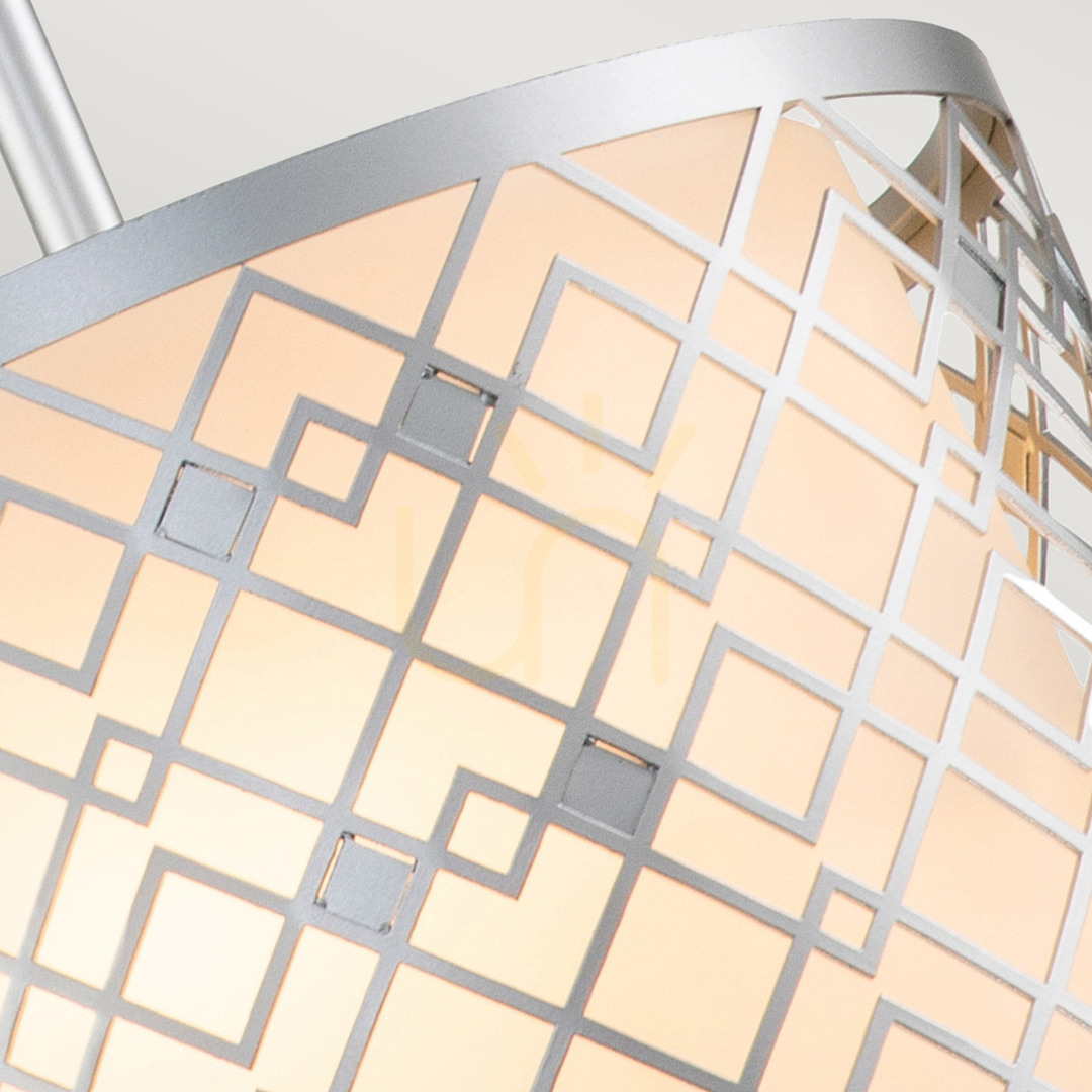 Check Ziggy small pendant lamp - 1 light source - Lacquered silver Elstead Ziggy small pendant lamp - 1 light source - Lacquered silver Elstead