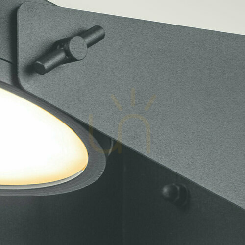 Check Zola LED Outdoor Wall Light - Grey Elstead
