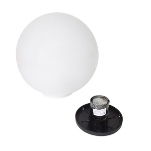 LUNA BALL 30 cm Decorative Glowing Garden Ball, with Cable and Decorative UV Mounting Ring - LUNARES small 1