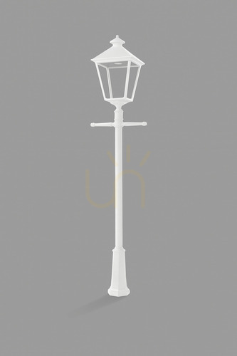 Check Garden / park lantern IP54 LONDON BIG 4124WH LED 17.5W 3000K white - premium NORLYS