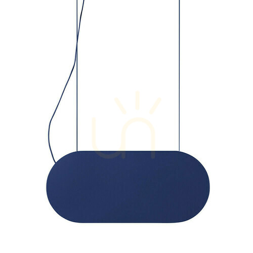 Check MALUMI A navy blue ceiling pendant lamp