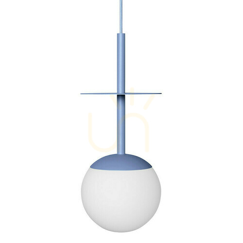 Check PLAAT A blue ceiling pendant lamp