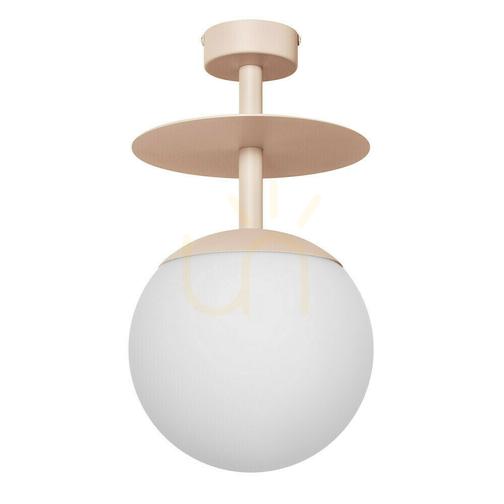 PLAAT B beige ceiling lamp / plafond