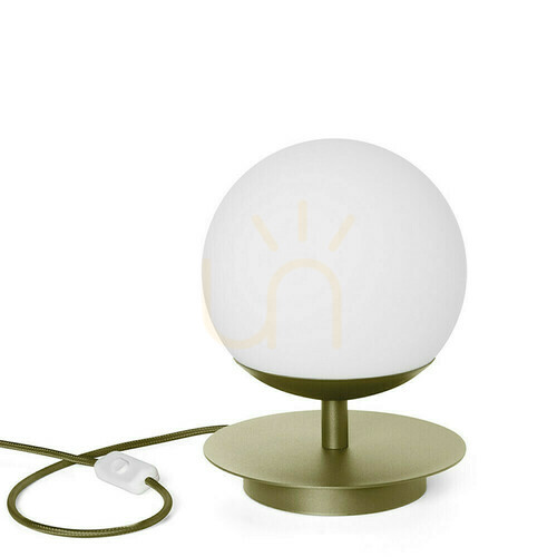 Check PLAAT ST olive table lamp