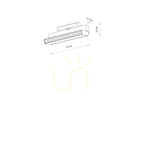 Check UT-LVM FOCUS OUT LED 12W 11338 Nowodvorski Spotlight For Busbars