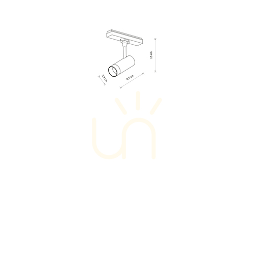 Check UT-LVM SPOT LED 5W 11340 Nowodvorski Spotlight For Busbars
