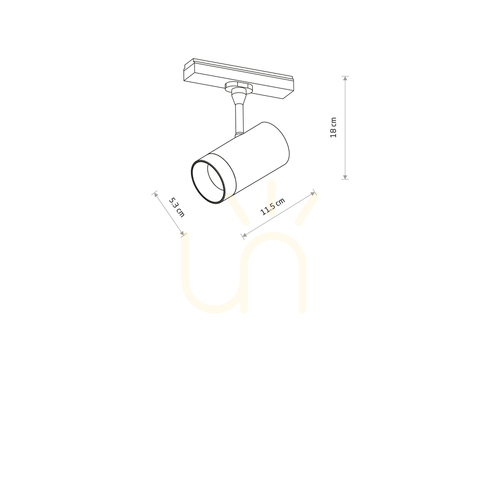 Check UT-LVM SPOT LED 12W 11342 Nowodvorski Spotlight For Busbars