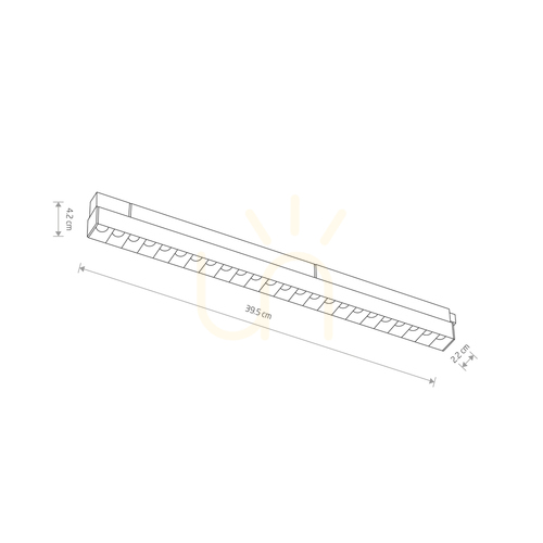 Check LVM FOCUS LED 15W 4000K 11631 Nowodvorski Busbar Light