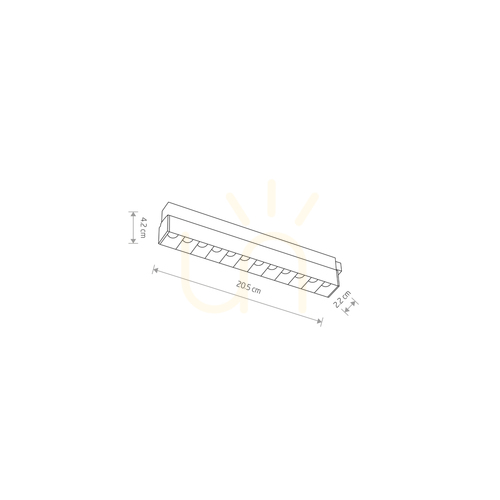 Check LVM FOCUS LED 9W 4000K 11633 Nowodvorski Busbar Light
