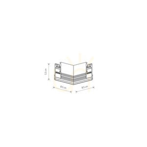 LVM CORNER 11622 Nowodvorski Flush-Mounted Connector for Busbars small 1
