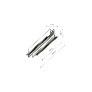 LVM RECESSED TRACK 1M Lighting Rail 11624 Nowodvorski 6 LVM RECESSED TRACK 1M Lighting Rail 11624 Nowodvorski small 6