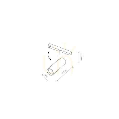 Check LVM SPOT LED 9W 4000K 11645 Nowodvorski Spotlight For Busbars