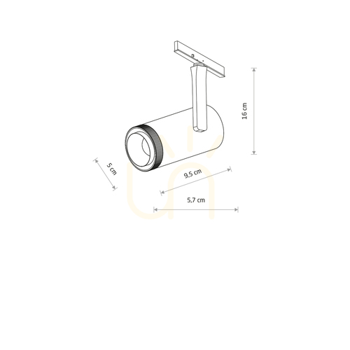 Check Reflector For Busbars NANO - LVM SPOT ZOOM LED 15W 11716 Nowodvorski