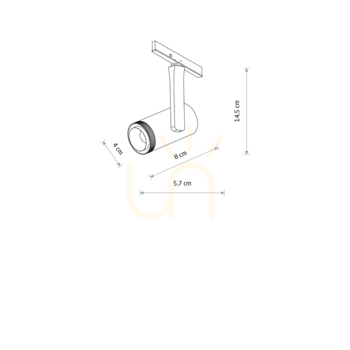 Check Reflector For Busbars NANO - LVM SPOT ZOOM LED 7W 11715 Nowodvorski