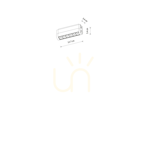 Check UT-LVM FOCUS SWING LED 6W 11335 Nowodvorski Spotlight For Busbars