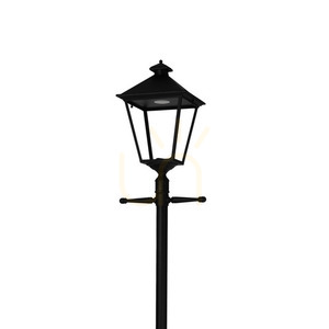 Norlys LONDON BIG 4125BL LED Garden Lantern Post, Black, Telescopic Pole 120–220 cm, 17.5 W, 4000 K small 0