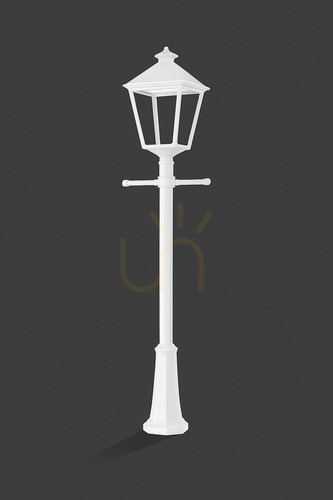 Check Garden / park lantern IP54 LONDON BIG 4127WH LED 14.6W 4000K white - premium NORLYS